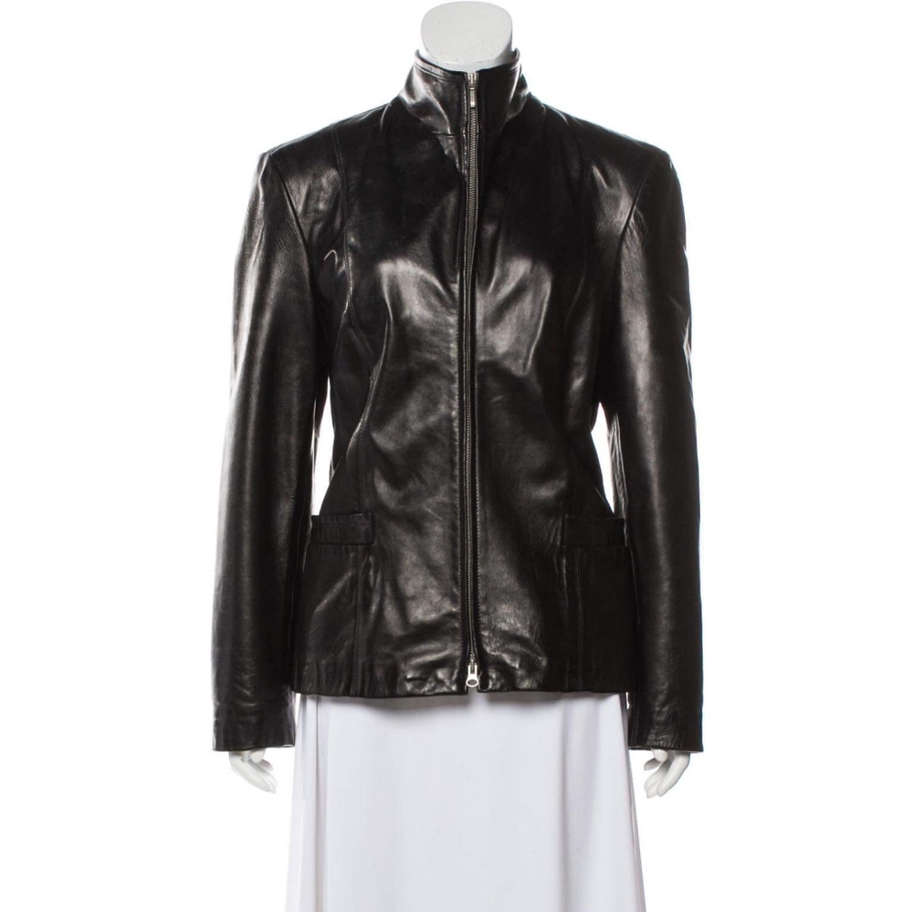 Burberry Leather Jacket 100% Authentic